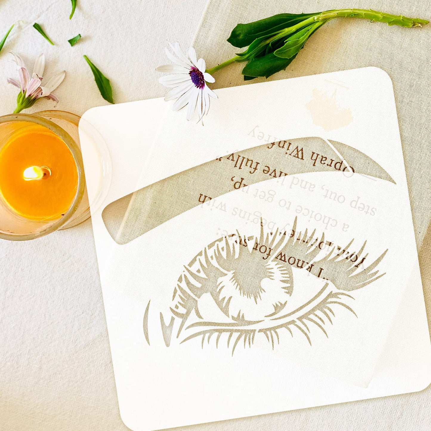 LipArt Trio Reusable Facial Features Stencils