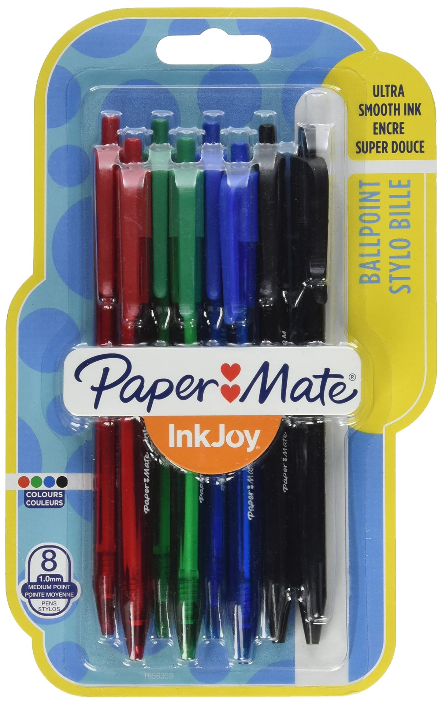 Set of 8 assorted inkjoy ballpoint pens