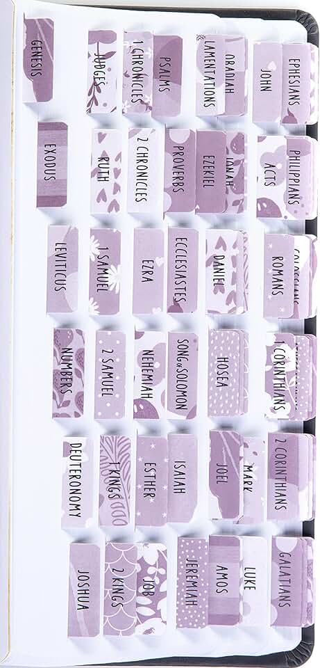 Large Print Bible Tabs for Study and Journaling