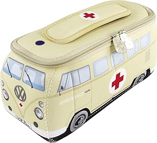Neoprene Travel Toiletry Bag with Bus Design