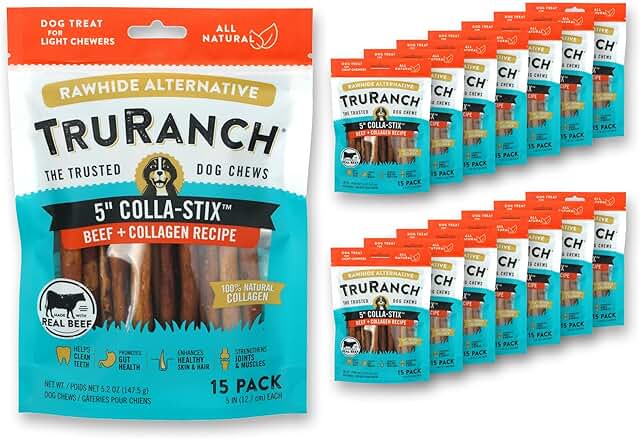 Collagen Sticks for Dogs, 15 Packs, 225 Count