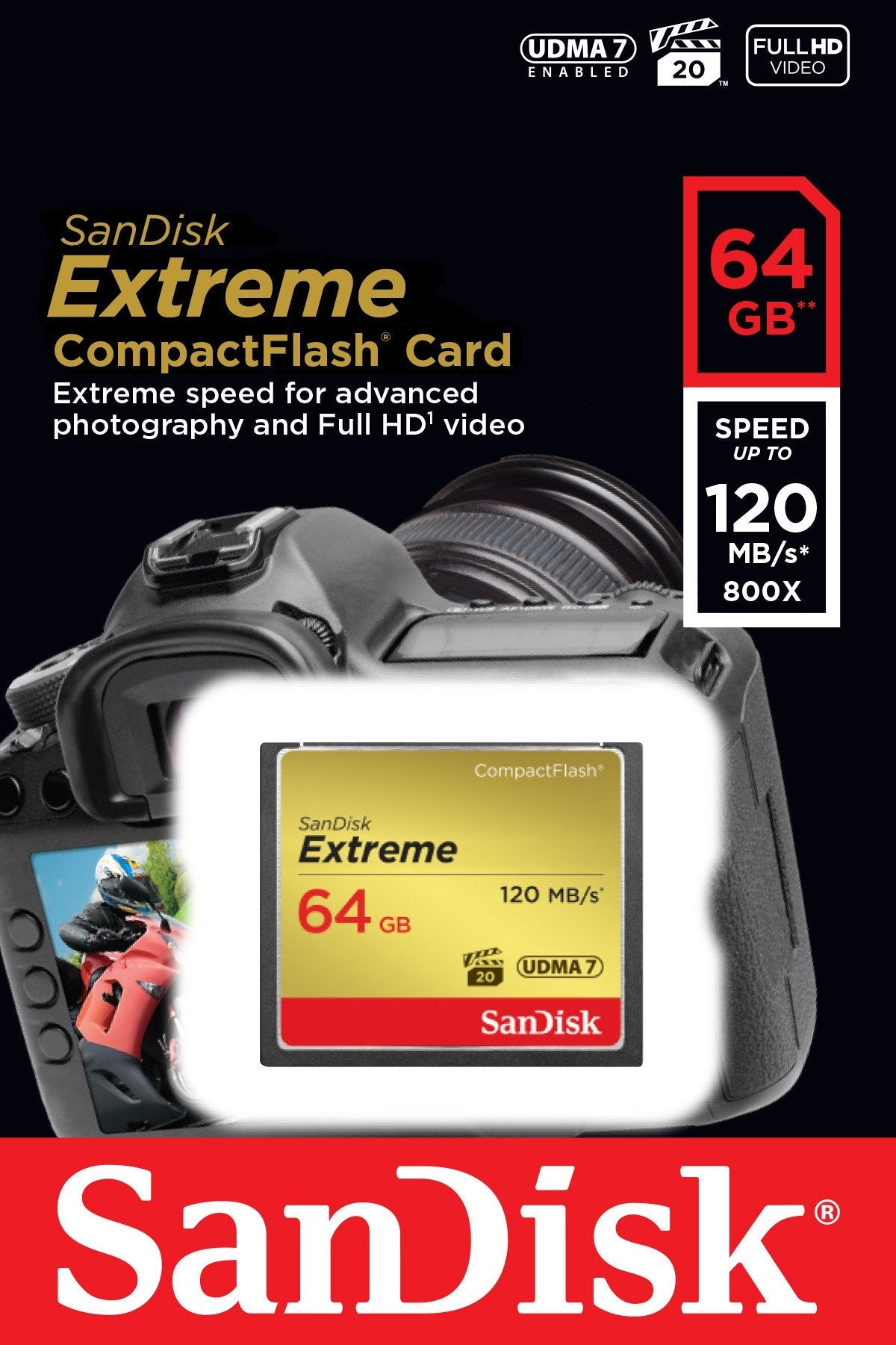 B00EZE6V50 Extreme 64GB Compact Flash Memory Card