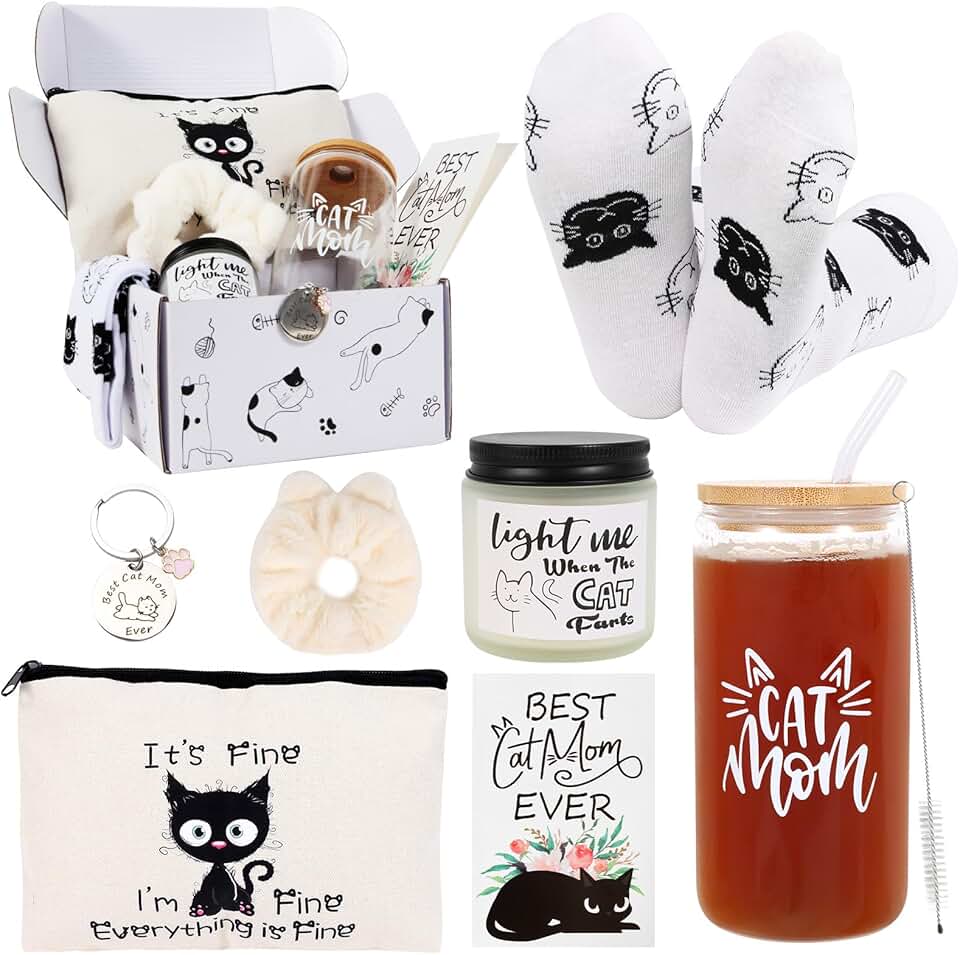 Cat Lover Gift Set for Women