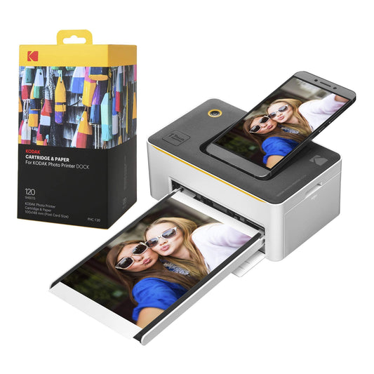 Dock 4x6 Portable Photo Printer with 130 Sheets