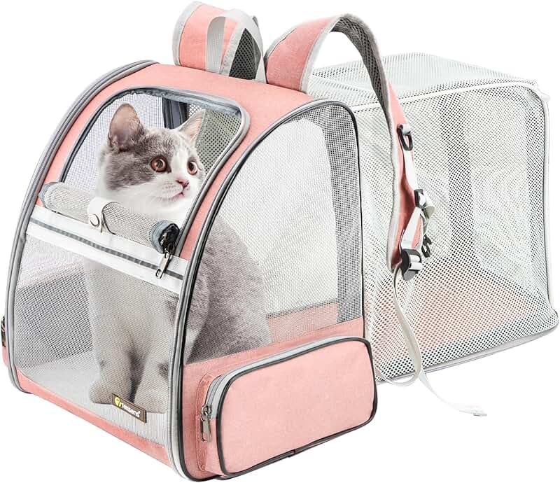 Innovative Bubble Backpack for Pets with Breathable Tent