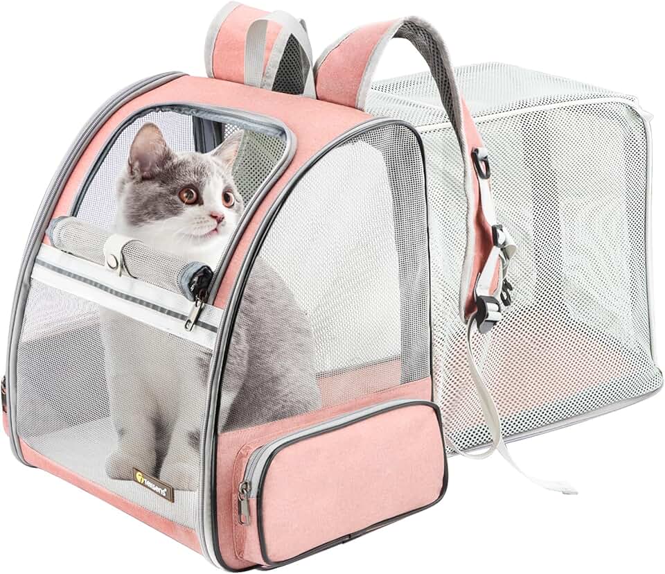 Innovative Bubble Backpack for Pets with Breathable Tent