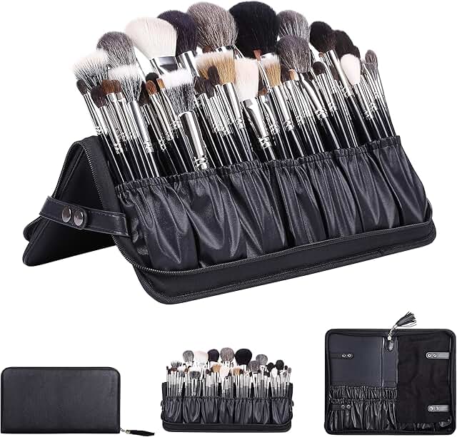 Professional Makeup Brush Organizer Bag for Travel