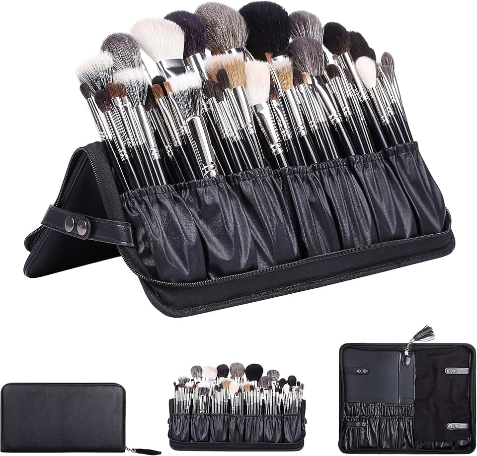 Professional Makeup Brush Organizer Bag for Travel