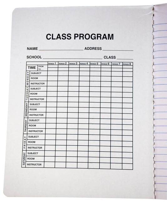 Hard Cover Ruled Composition Book, 150 Sheets