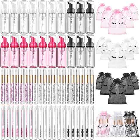 80-Piece Eyelash Extension Cleaning Kit