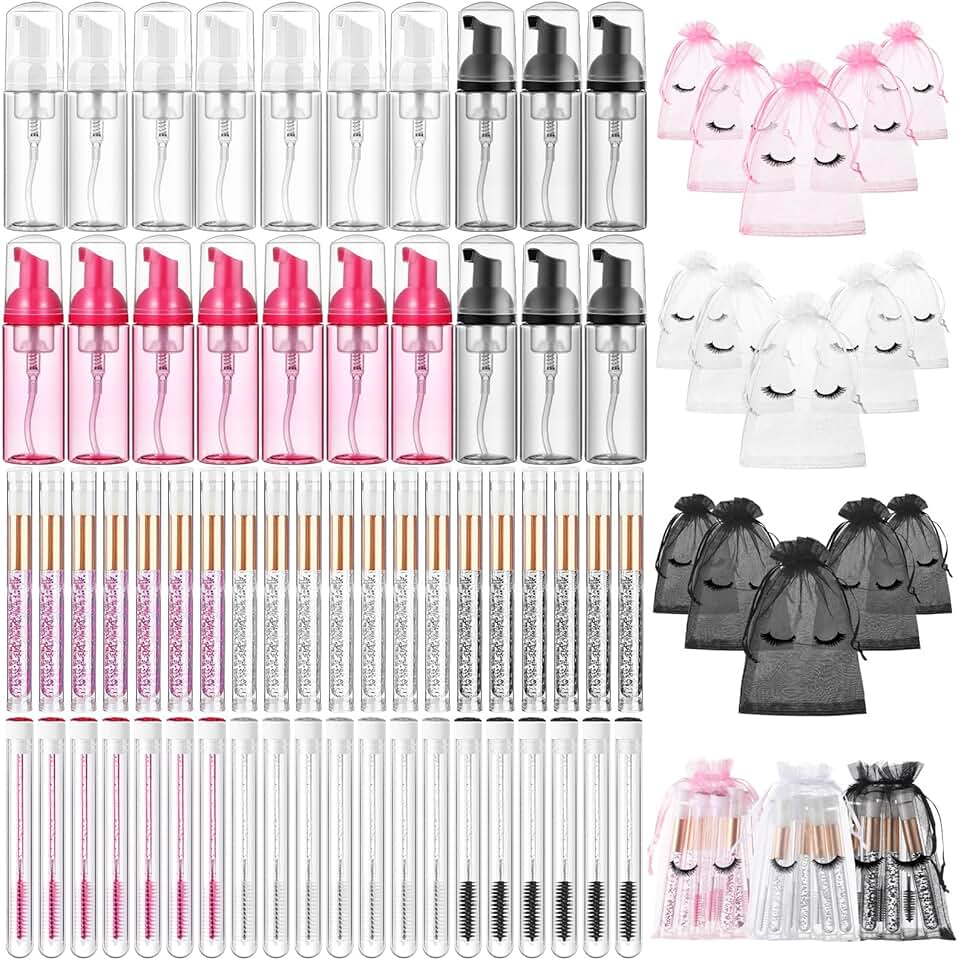 80-Piece Eyelash Extension Cleaning Kit