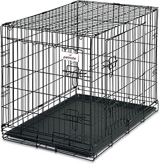 30-Inch 2-Door Wire Dog Kennel for Training