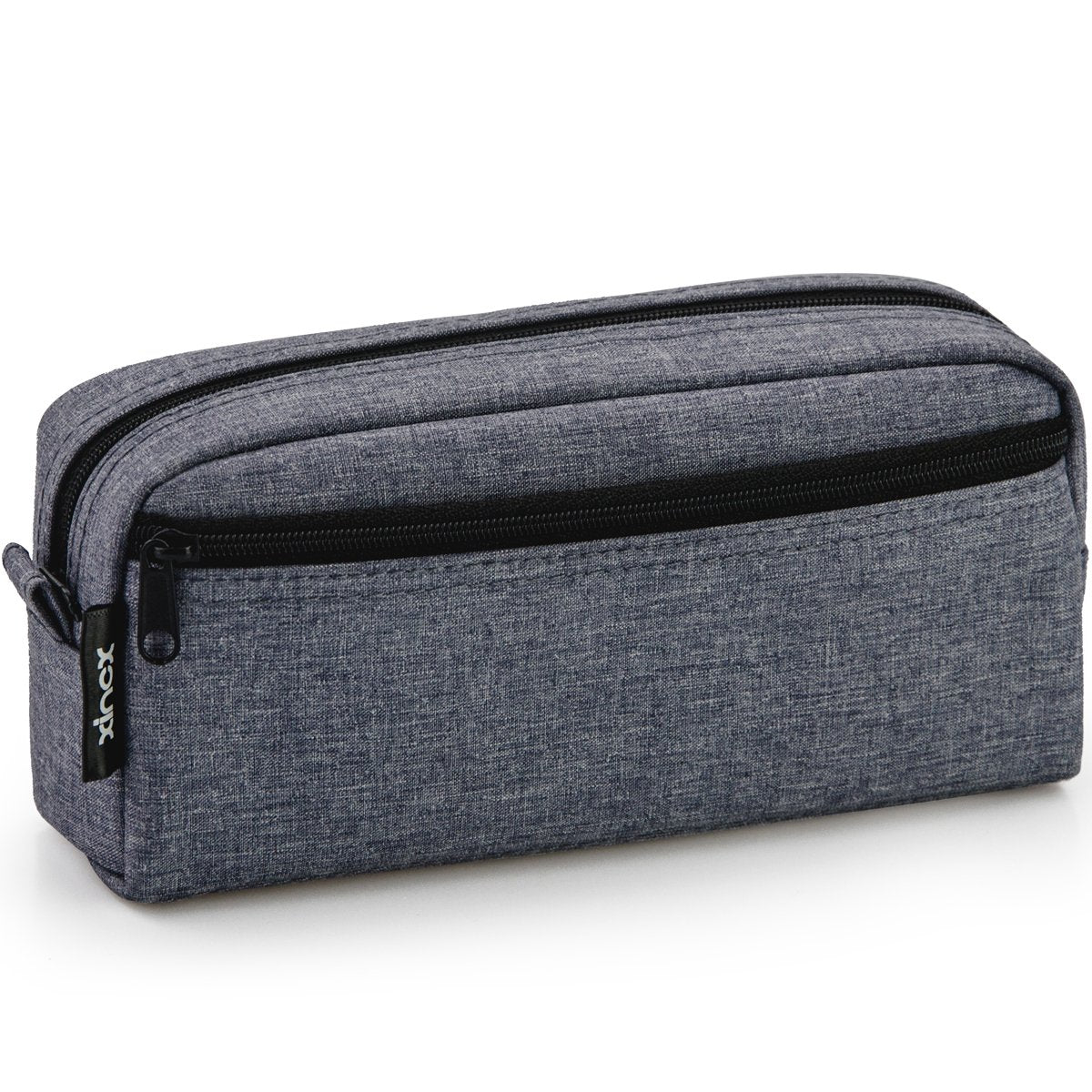 Large Multi-Color Pencil and Cosmetic Pouch with Zipper