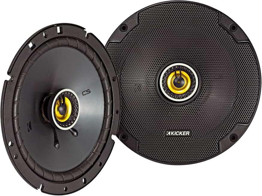 Pair of 6.75-Inch 4-Ohm Coaxial Speakers