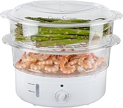6.3 Quart Electric Vegetable and Rice Steamer with Timer