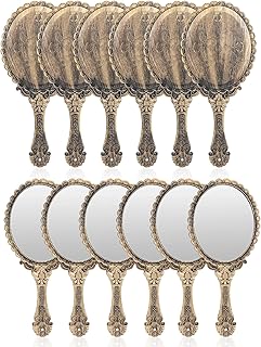 Set of 12 vintage princess handheld mirrors for women