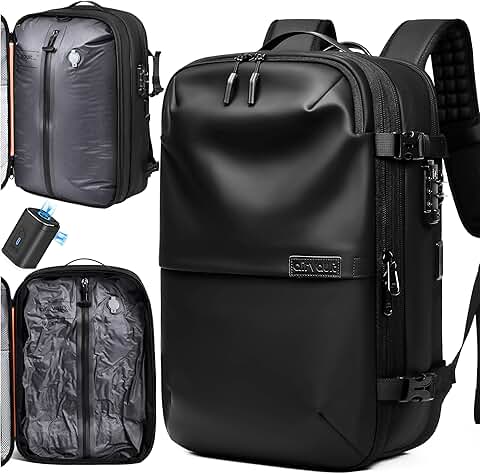 60L Vacuum Seal Travel Backpack with Expandable System