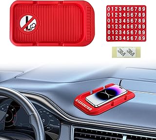 Car Dashboard Phone Holder with Silicone Pad