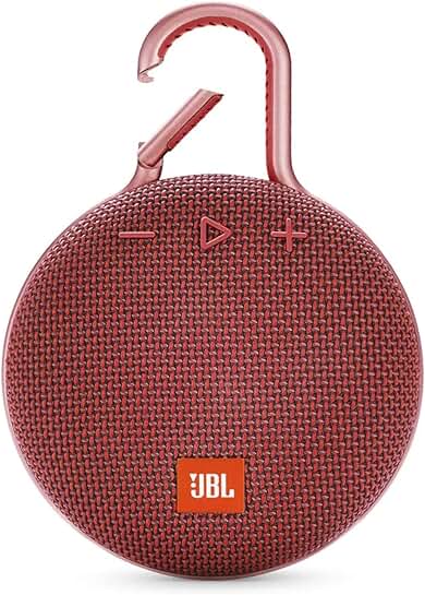Waterproof Portable Bluetooth Speaker with 10-Hour Play
