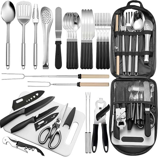 Stainless Steel Kitchen Tongs Set