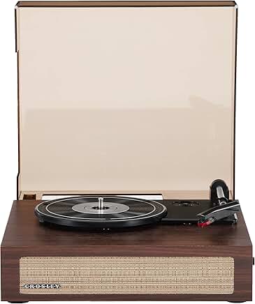 3-Speed Bluetooth Turntable with Built-in Speakers