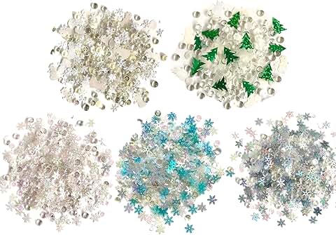 Iridescent Embellishments for Crafts, 50g