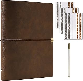 Faux Leather Photo Album with 100 Pages for 4x6 to 6x8 Photos