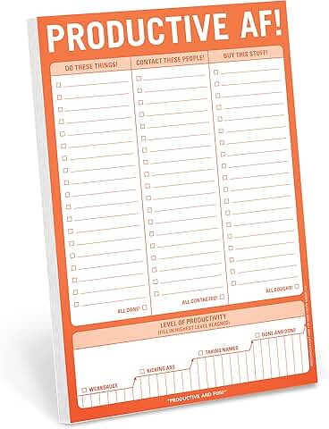 Funny Office Notepad and To-Do List, 6 x 9 inches
