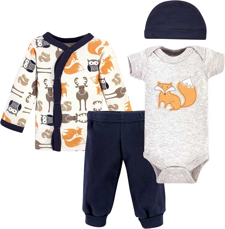 Baby Preemie Layette Set, 4 Pieces