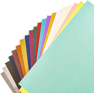 Shimmer Cardstock Paper 120 Sheets, Assorted Colors