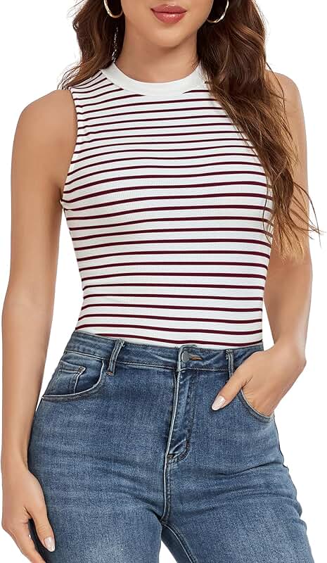 Women’s Summer Sleeveless Racerback Tank Top