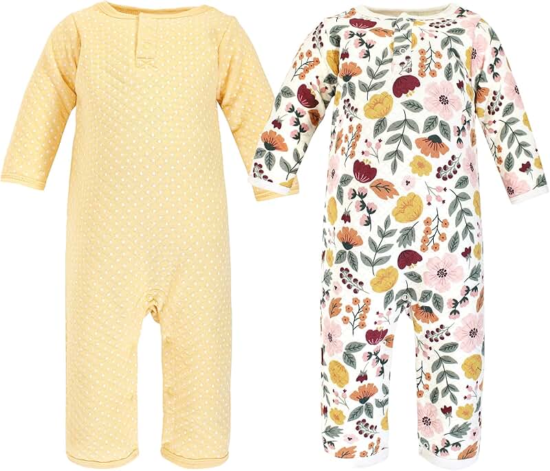 Unisex Baby Quilted Coveralls