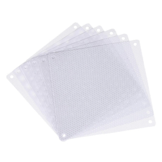 Six-piece dust filter set for computer case fans