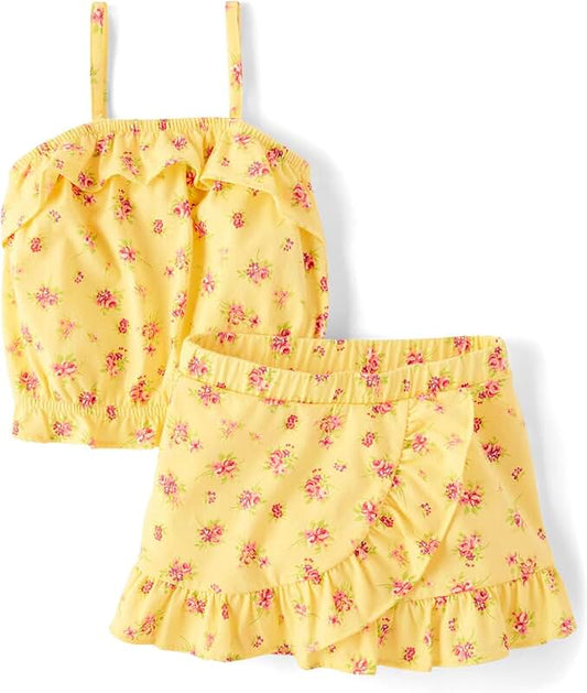 Baby Girl and Toddler Tank Top and Skort Set
