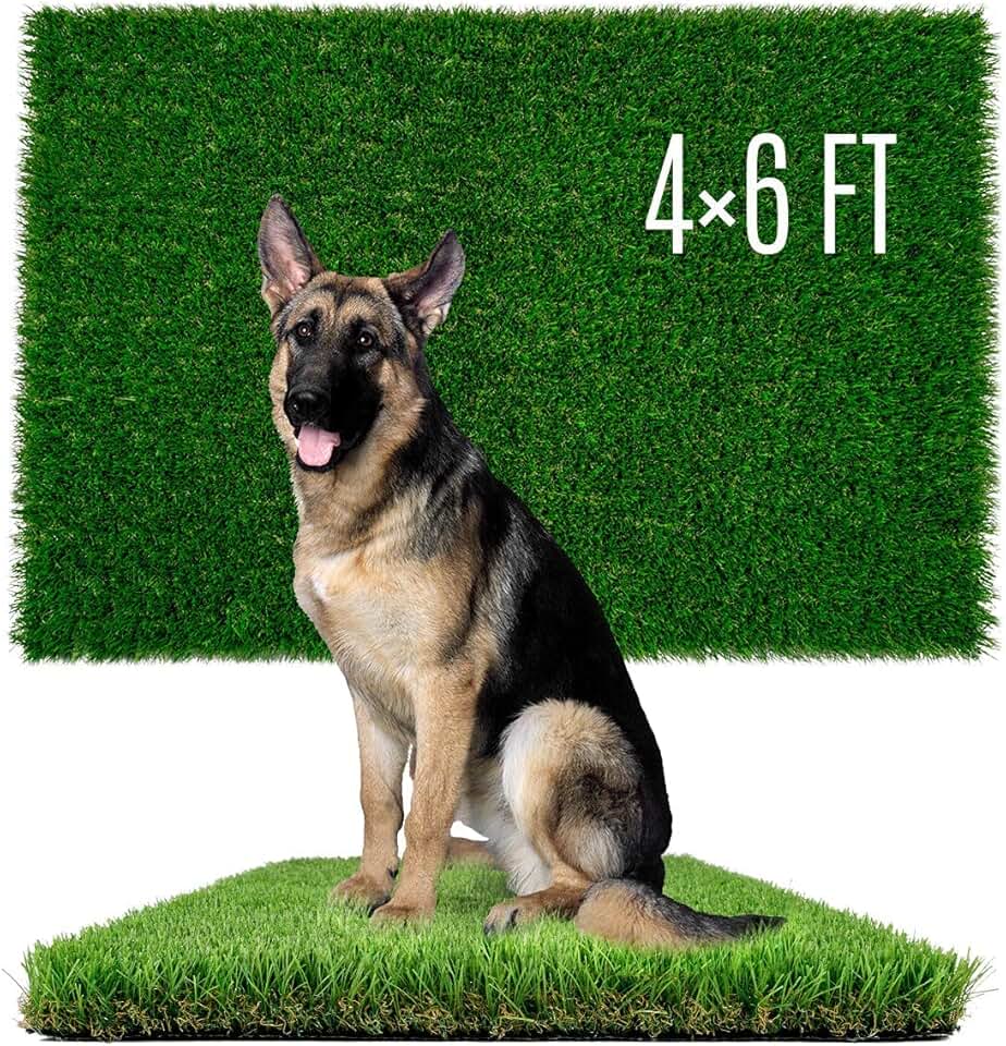 Artificial Grass for Dogs, 4x6ft, Indoor Outdoor
