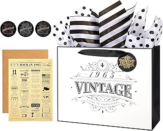 Large 13-inch Gift Wrap Bag with Card and Tissue