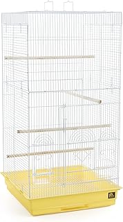 Tall Yellow Pet Cage