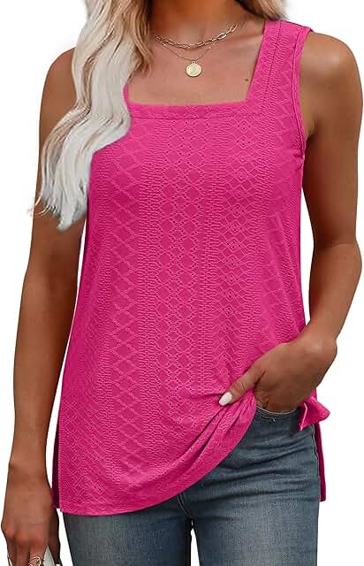 Women's Square Neck Summer Tank Top