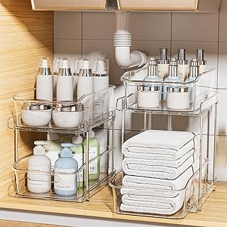 Two-Tier Under Sink and Pantry Organizer Set