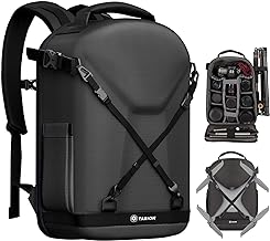 Hardshell Camera Backpack with Laptop Compartment and Raincover