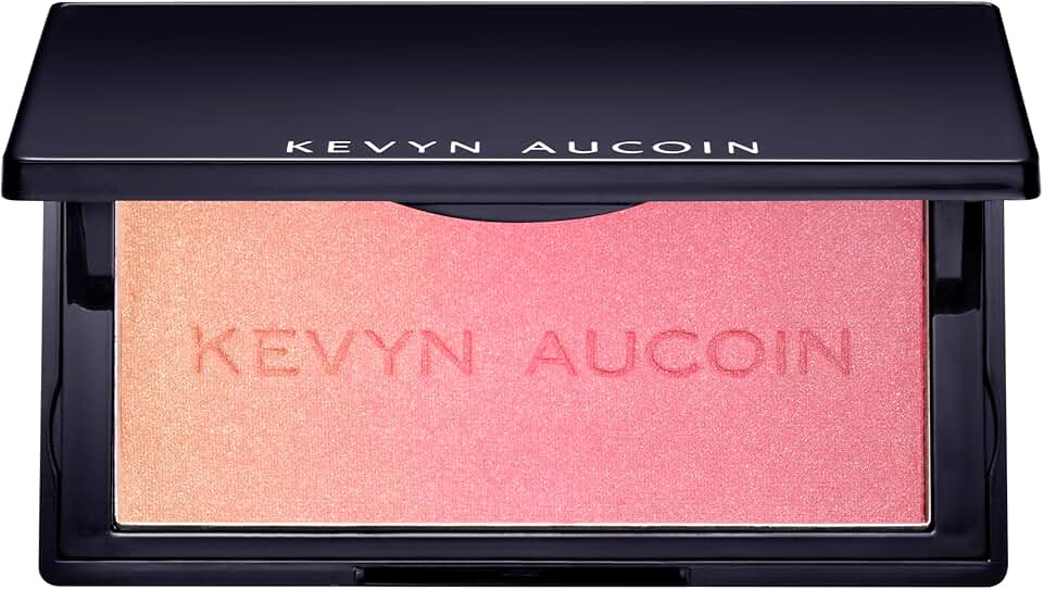 Trio blush palette with pearl, satin, and matte finishes