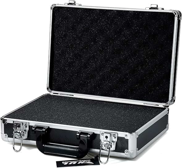 18-inch Two-Tone Aluminum Case with Custom Foam Interior