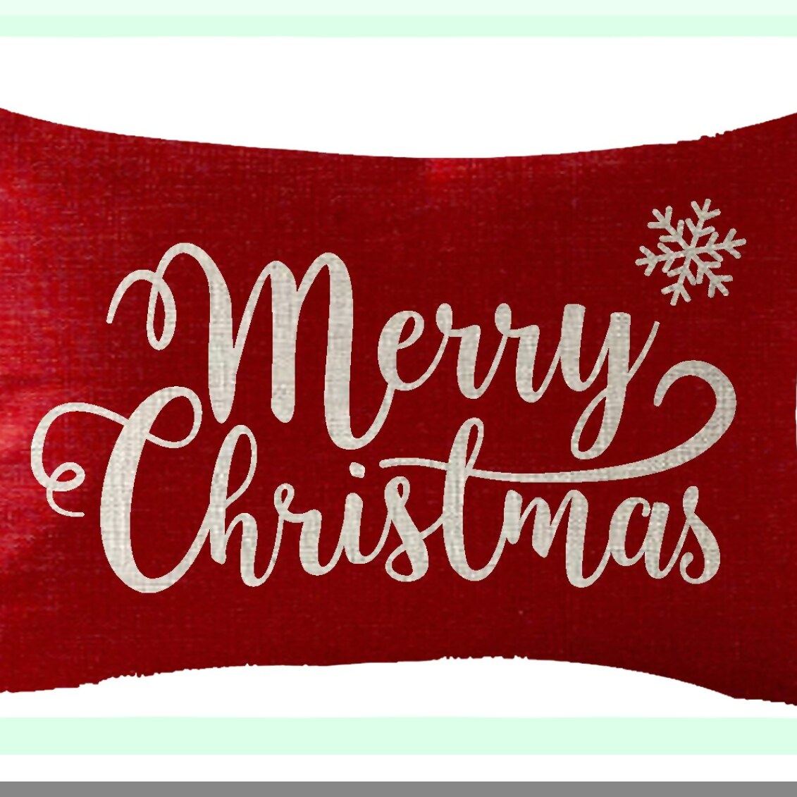 Snowflake Bliss Decor Pillow Set - Let It Snow Collection - Blessed Believe Winter Home Decor - Set of 4 Throw Pillow Covers