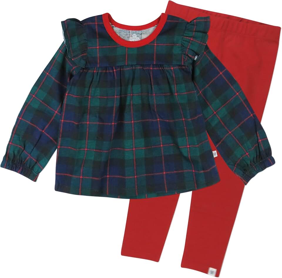 Baby Girl 2-Piece Organic Cotton Tunic and Leggings Set