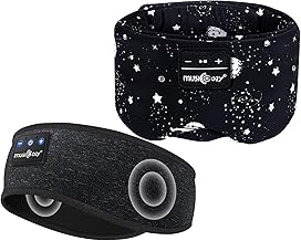 Wireless Sleep Mask with Headphones and Adjustable Band