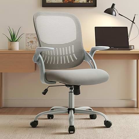 Comfortable Mesh Office Chair with Adjustable Arms