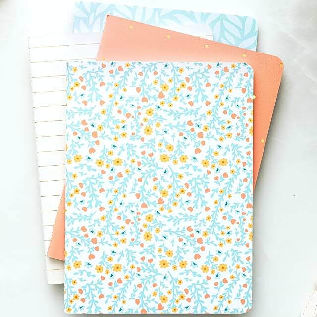Pack of 4 6x8 Blank Journals with Checkboxes and To-Dos