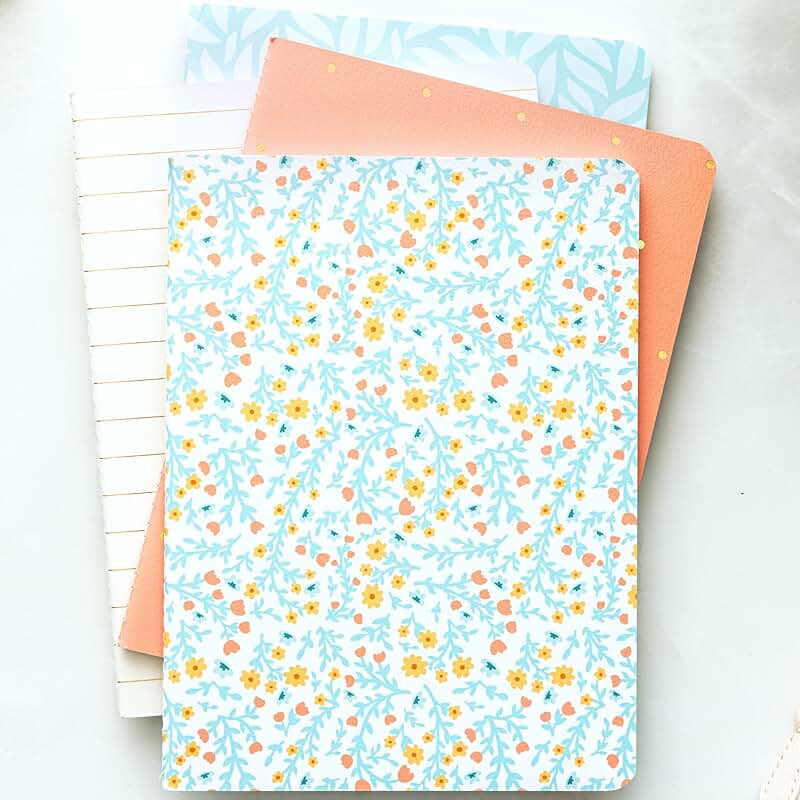 Pack of 4 6x8 Blank Journals with Checkboxes and To-Dos