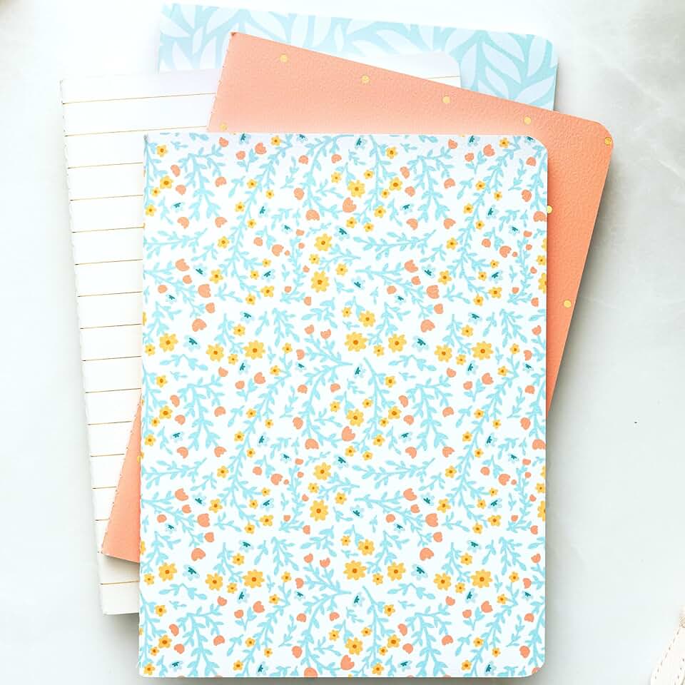 Pack of 4 6x8 Blank Journals with Checkboxes and To-Dos