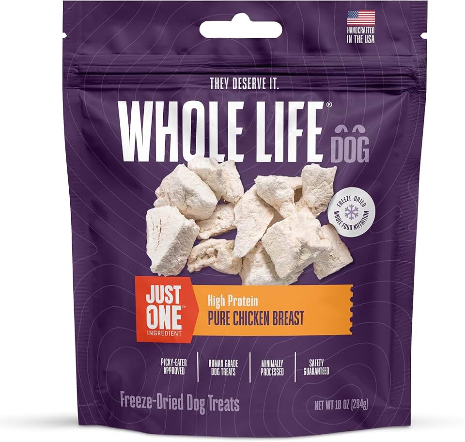 Whole Life Dog Chicken Freeze Dried Treats - 10 oz